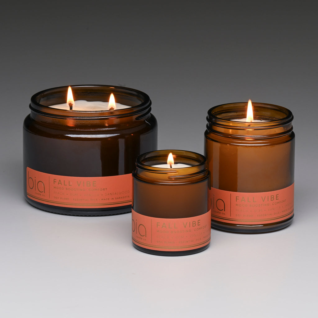 Fall Vibe Functional Mood Boosting Candle - Calming & Grounding
